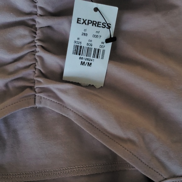 BRAND NEW WITH TAGS EXPRESS CUT OUT BODY SUIT MED - Picture 2 of 5